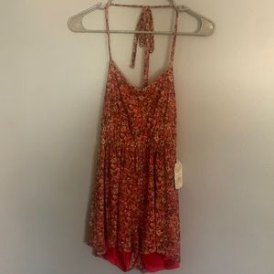 Altar’d State floral romper size small new with tags